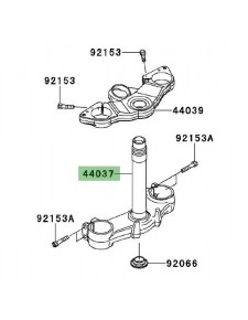 Té de fourche inférieur Kawasaki Z1000SX (2011-2013)