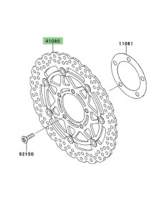 Disque de frein avant Kawasaki Z1000SX (2011-2019)