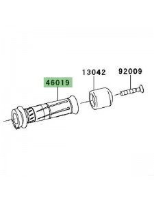 Poignée de gaz Kawasaki Z1000SX (2011-2019) | Réf. 460190020