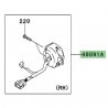 Commodo droit Kawasaki Z1000SX (2011-2016)