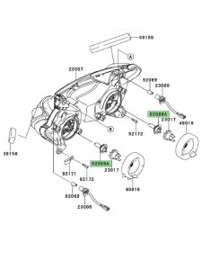 Ampoule H7 (12V/55W) optique avant Kawasaki Z1000SX (2011-2016) | Réf. 920690053