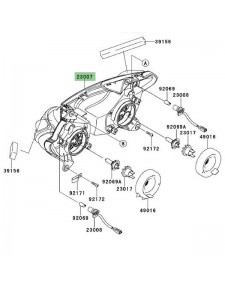 Optique avant Kawasaki Z1000SX (2011-2016)