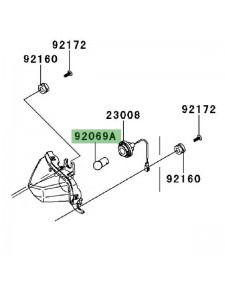 Ampoule (12V/10W) clignotants avant Kawasaki Z1000SX (2011-2016) | Réf. 920690046