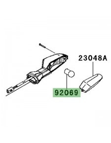 Ampoule (12V/10W) de clignotant arrière Kawasaki Z1000SX (2011-2013) | Réf. 920690106