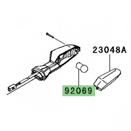 Ampoule (12V/10W) de clignotant arrière Kawasaki Z1000SX (2011-2013) | Réf. 920690106