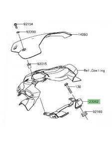 Patte support compteur Kawasaki Z900 (2017-2019) | Réf. 230620928