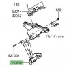 Platine repose-pieds arrière Kawasaki Z1000SX (2014-2016)