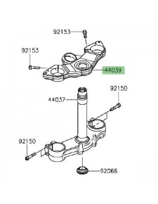 Té de fourche supérieur Kawasaki 44039010518R