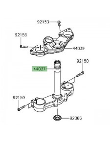 Té de fourche inférieur Kawasaki Z1000SX (2014-2016) | Réf. 44037014018R