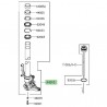 Tube de fourche Kawasaki Z1000SX (2014-2016)