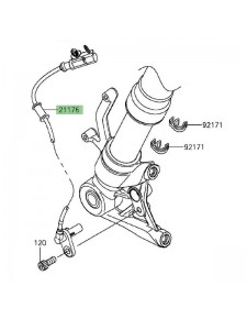 Câble ABS avant Kawasaki Z1000SX (2014-2019)