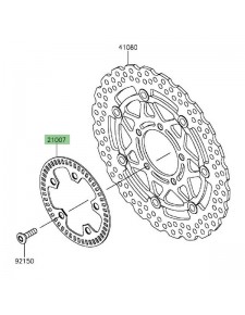 Cible ABS avant Kawasaki Z1000SX (2014-2019) | Réf. 210070166