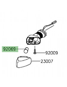 Ampoule (12V/10W) de clignotant arrière Kawasaki Z1000SX (2014-2016) | Réf. 920690020