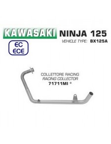 Collecteur racing Arrow Kawasaki Ninja 125 et Z125 (2019 et +) | Réf. 71711MI
