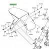 Garde-boue avant Kawasaki Z1000SX (2017-2019)