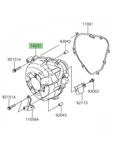 Carter d'alternateur Kawasaki 140310610 | Réf. 140310610