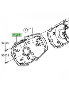 Dessous de compteur Kawasaki Z1000SX (2017-2019) | Réf. 140930513