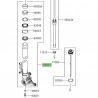 Tube de fourche Kawasaki Z1000SX (2017-2019)
