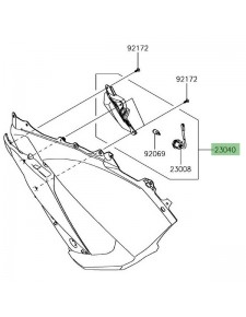 Clignotant avant Kawasaki Z1000SX (2017-2019)