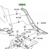 Habillage sous-réservoir droit Kawasaki Er-6f (2006-2008) | Réf. 3600100646Z