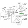 Intérieur de carénage droit Kawasaki Er-6f (2006-2008) | Réf. 550280123 / 550280158