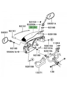 Bulle Kawasaki Er-6f (2006-2008)