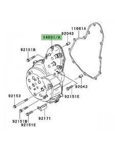 Carter d'alternateur Kawasaki Er-6f (2006-2008)