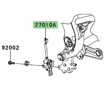 Contacteur de béquille Kawasaki Er-6f (2006-2008) | Réf. 270101455