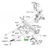 Repose-pieds arrière Kawasaki Er-6f (2006-2008)