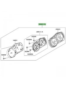 Bloc compteur Kawasaki Er-6f (2006-2008) | Moto Shop 35