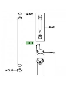 Tube de fourche Kawasaki Er-6f (2006-2008) | Réf. 440130063