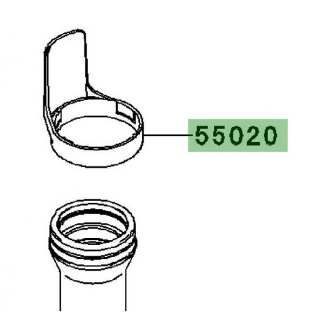 Protection de fourche Kawasaki Er-6f (2006-2008) | Réf. 550201691
