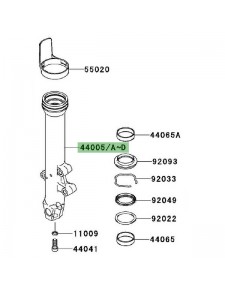 Fourreau de fourche gauche Kawasaki Er-6f (2006-2008) | Moto Shop 35