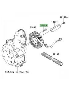 Vis M6x30 Kawasaki 921501433 | Moto Shop 35