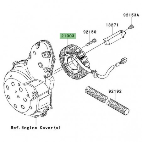 Alternateur Kawasaki Er-6n (2006-2011) | Réf. 210030042