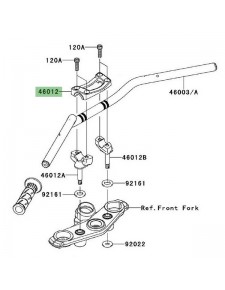 Pontet supérieur Kawasaki Er-6n (2009-2011)