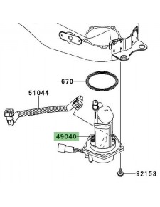 Pompe à essence Kawasaki Er-6n (2006-2008)