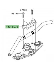 Pontet supérieur Kawasaki Er-6f (2006-2008)