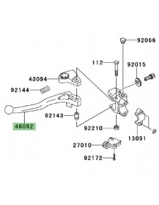 Levier d'embrayage Kawasaki Er-6f (2006-2008) | Réf. 460921162