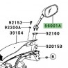 Rétroviseur droit Kawasaki Er-6f (2006-2008) | Réf. 560010044