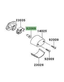 Ampoule éclairage de plaque Kawasaki Er-6f (2006-2008) | Réf. 920691055