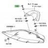 Vis fixation poignée passager Kawasaki Er-6f (2006-2008)