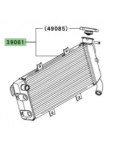 Radiateur Kawasaki Er-6f (2006-2008) | Réf. 390610215