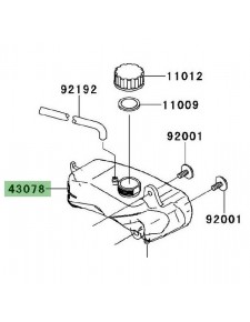 Vase d'expansion Kawasaki Er-6f (2006-2008) | Réf. 430780025