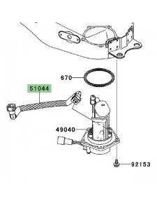Durite d'essence Kawasaki Er-6f (2006-2011) | Réf. 510440029