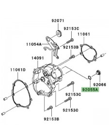 Joint torique bouchon carter de démarreur Kawasaki Ninja ZX-10R (2008-2010) | Réf. 920551141