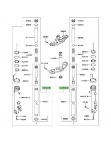 Bras de fourche Kawasaki Er-6f (2009-2011) | Moto Shop 35