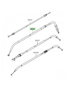 Câble d'embrayage Kawasaki Er-6f (2012-2016) | Réf. 540110570