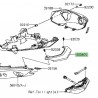 "Centre" coque arrière Kawasaki Er-6f (2012-2016)