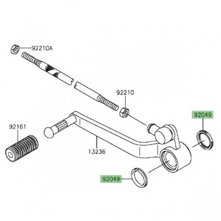 Joint spi sélecteur de vitesse Kawasaki Versys 650 (2015-2024) | Réf. 920490103